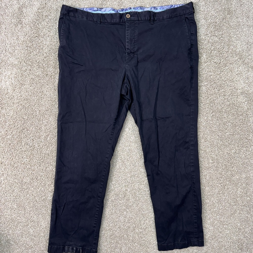 Tommy Bahama Pants Mens 44x30 Boracay Dark Navy Blue Stretch EUC